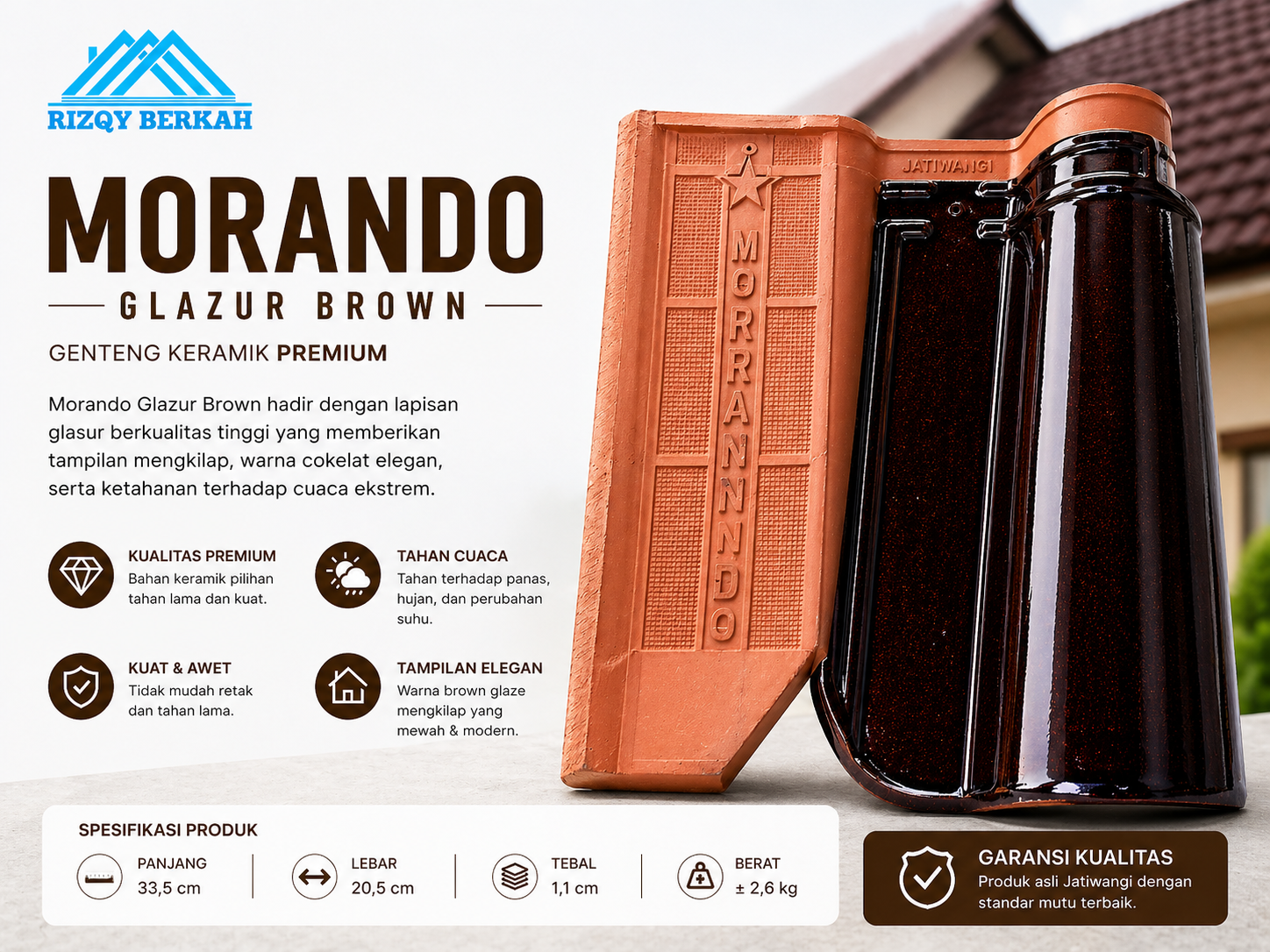 Morando Glazur Brown
